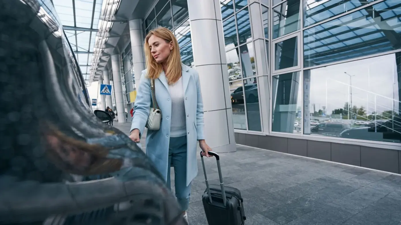 Central London airport transfer passenger