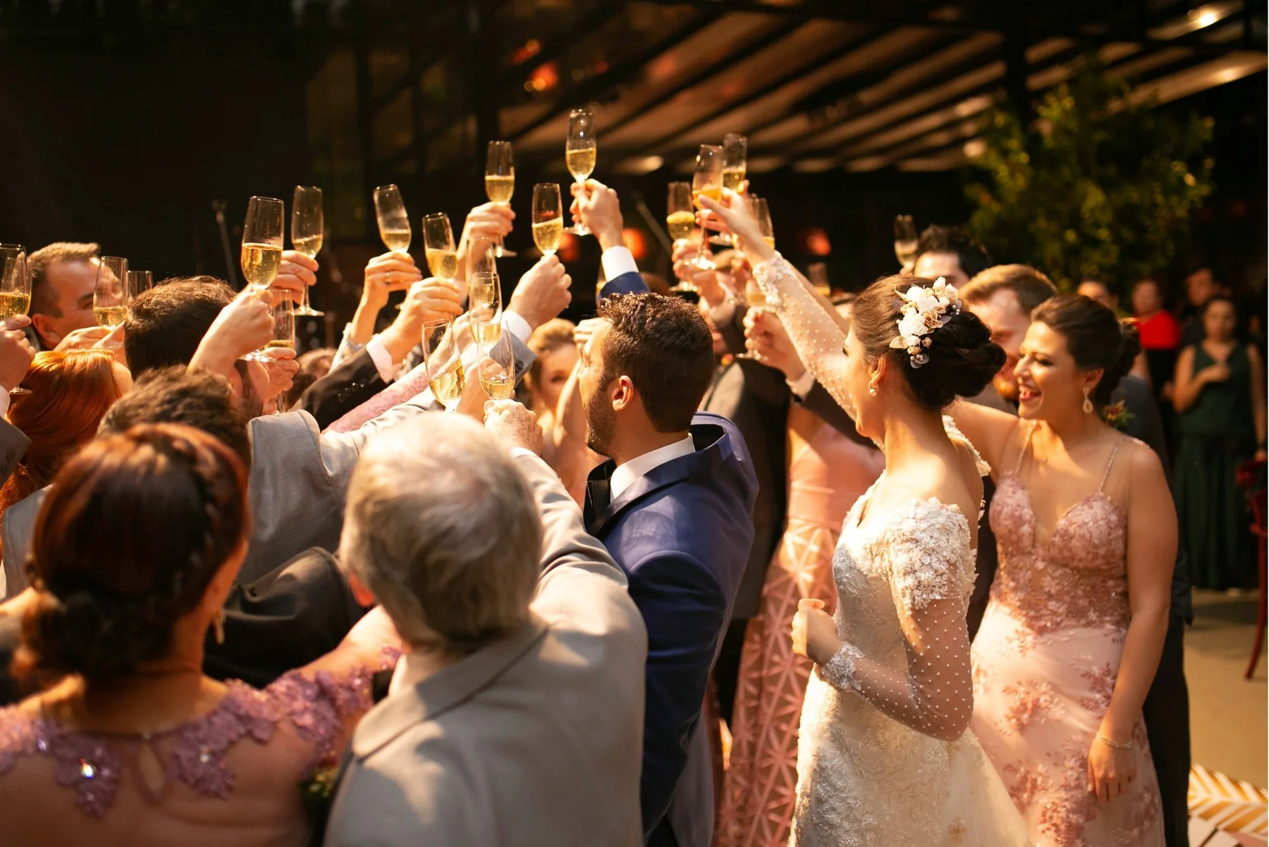 Wedding evening celebration for Moonacre guest taxi transfers